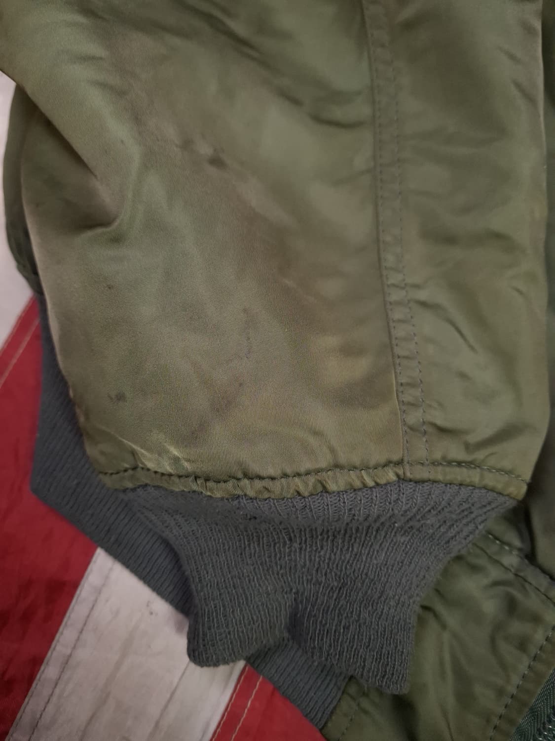 오리지날 미국제조 알파사 미공군 민수용 MA-1 항공점퍼 상품이미지6