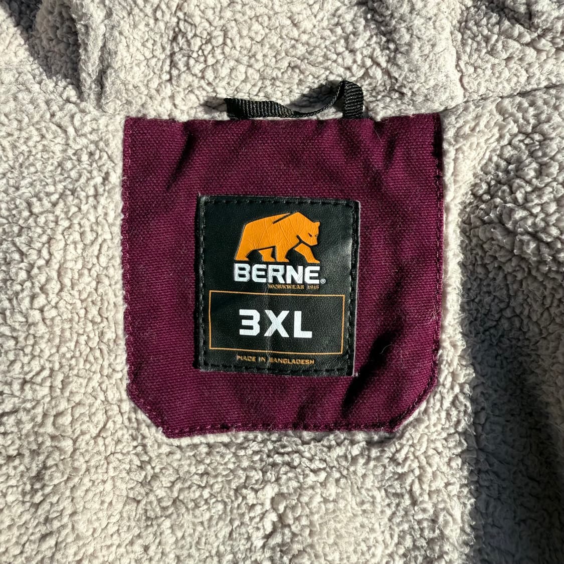 빈티지 양털 후드 워크자켓 퍼플 상품이미지3