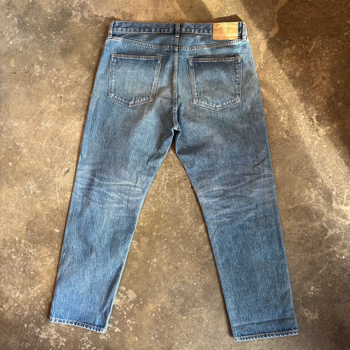 일본 오디너리핏츠 5포켓 앵클 데님 팬츠 셀비지 상품이미지5