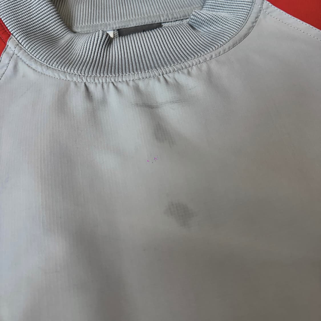 나이키 00s 스우시 회빨 배색 올드스쿨 웜업 바람막이  [Price]  상품이미지4