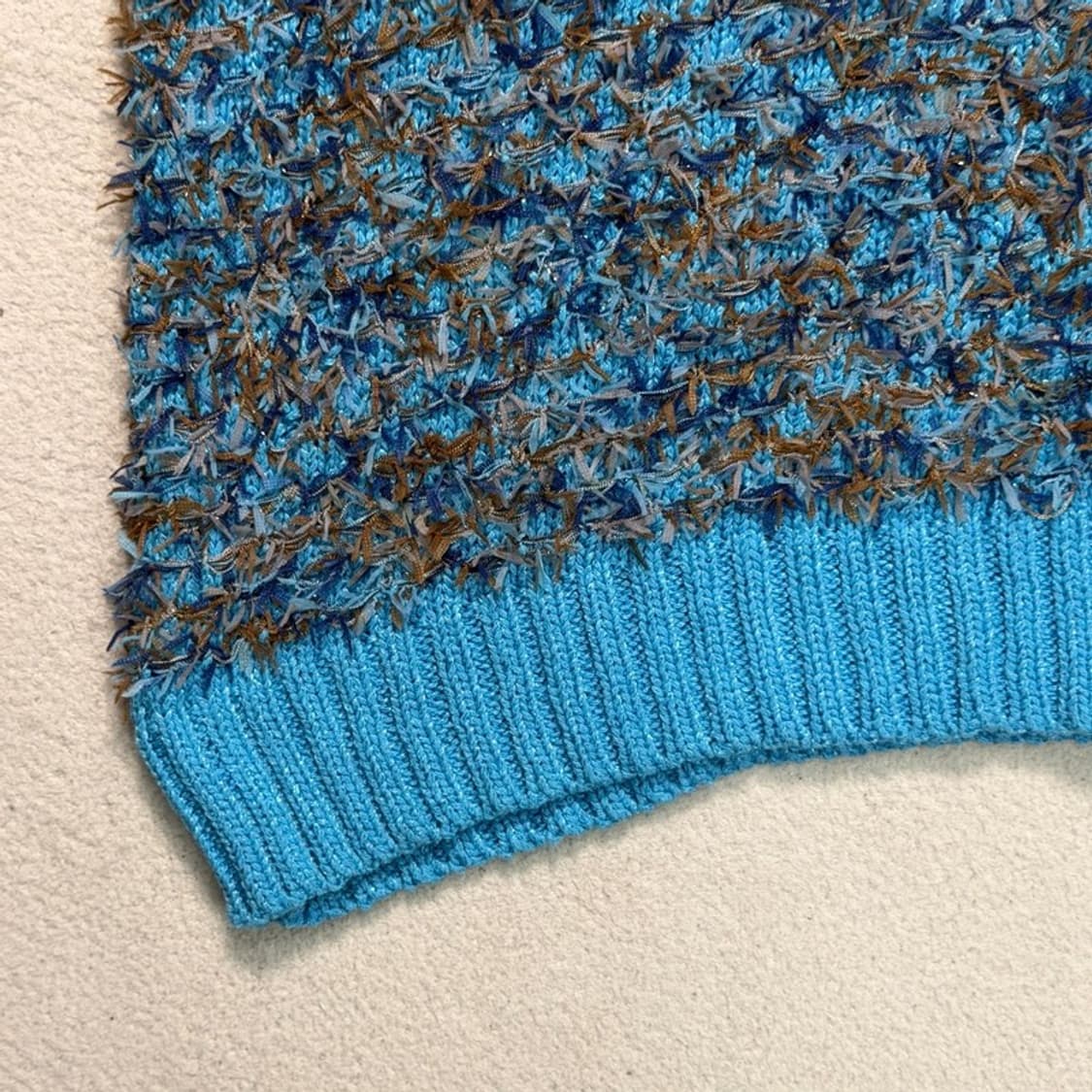 앤더슨벨 요세미티 폴로 니트 탑 블루 XS 상품이미지7