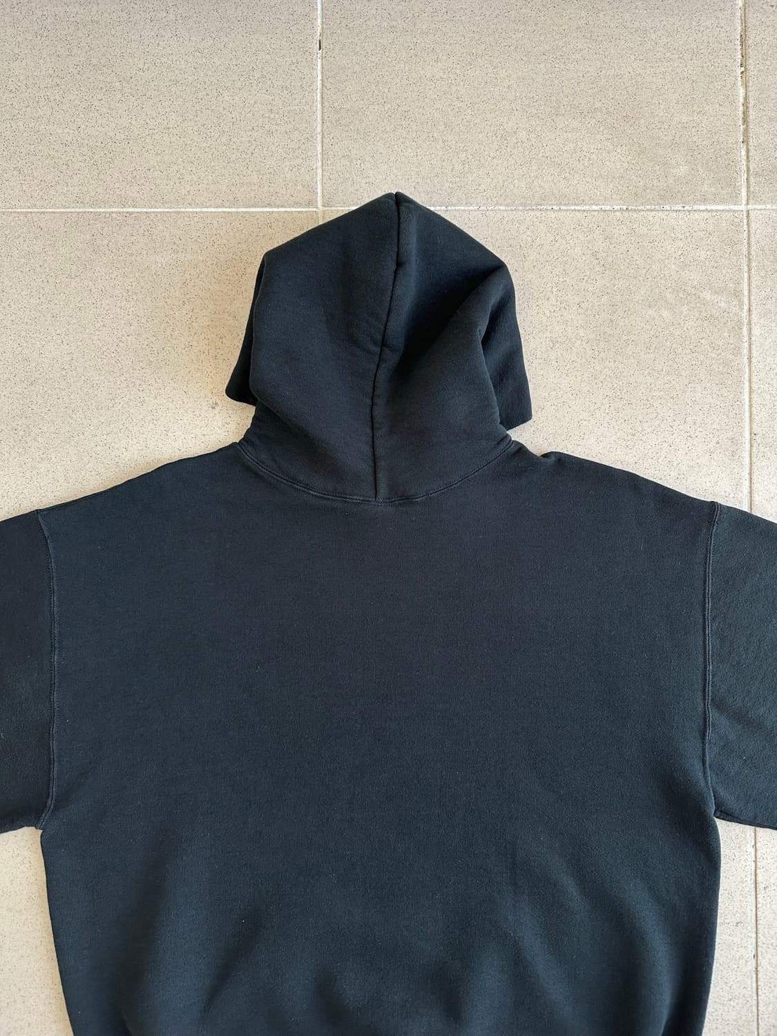 90s 빈티지 러셀 후드 블랙 XL USA 상품이미지5