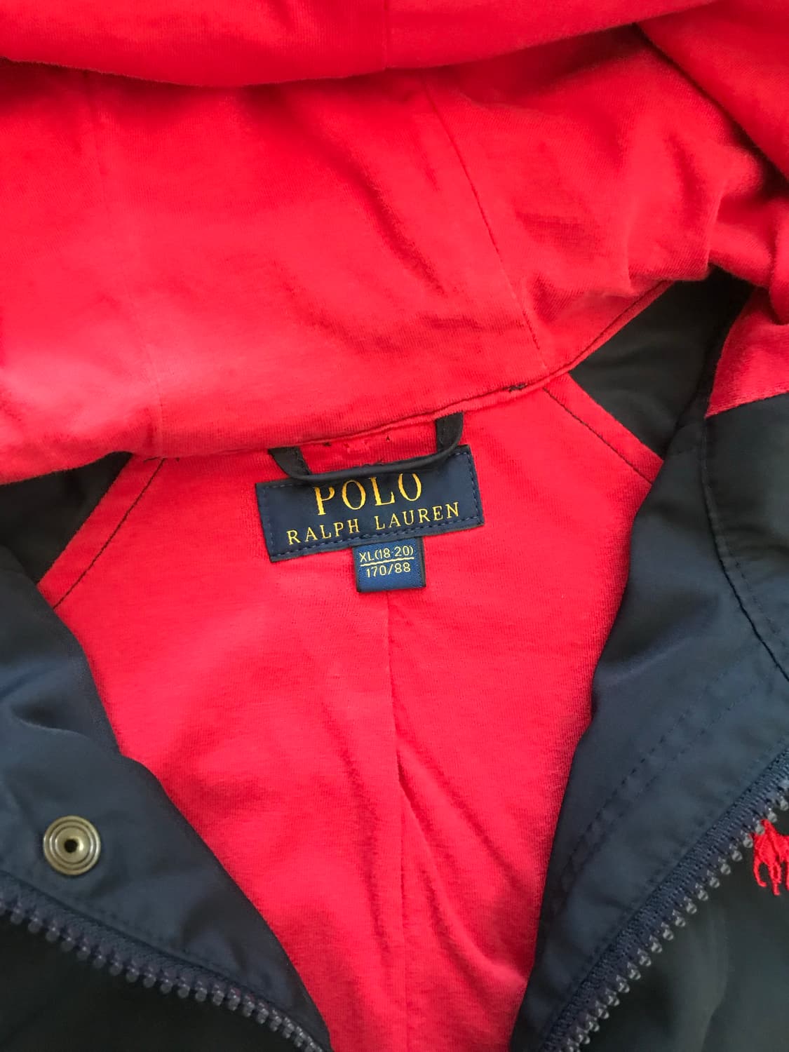 폴로 랄프로렌 포니 로고 네이비 바람막이 자켓 상품이미지7