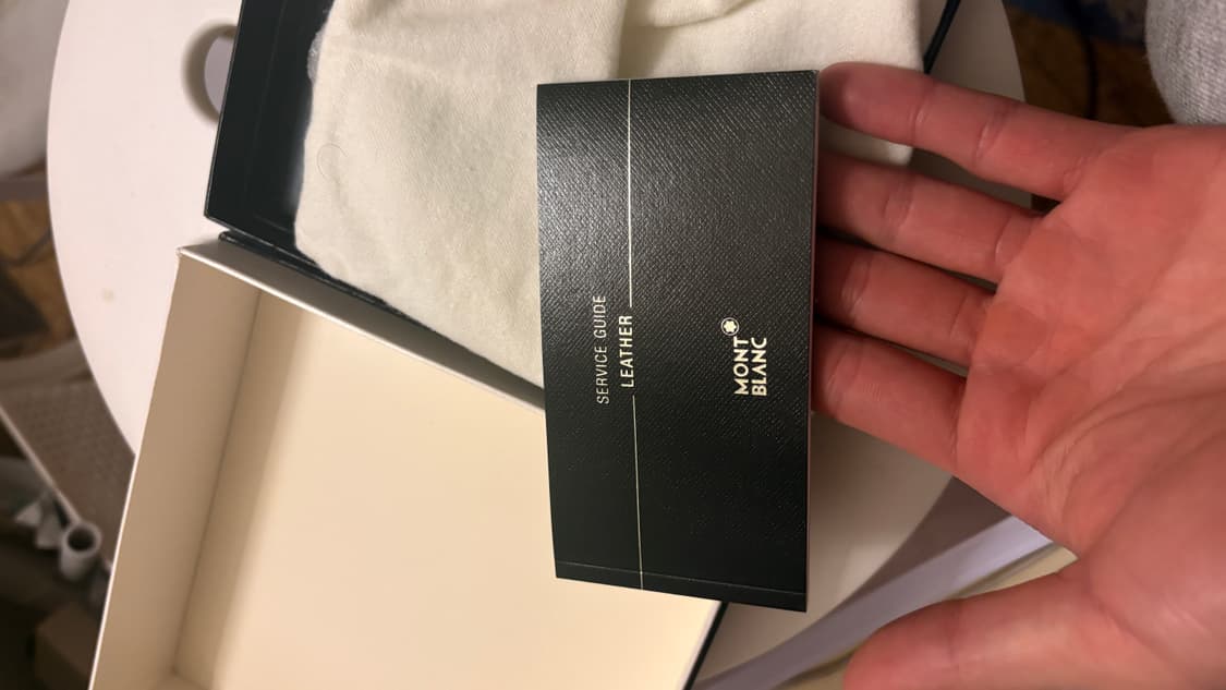 몽블랑 브라운블랙 벨트 상품이미지3