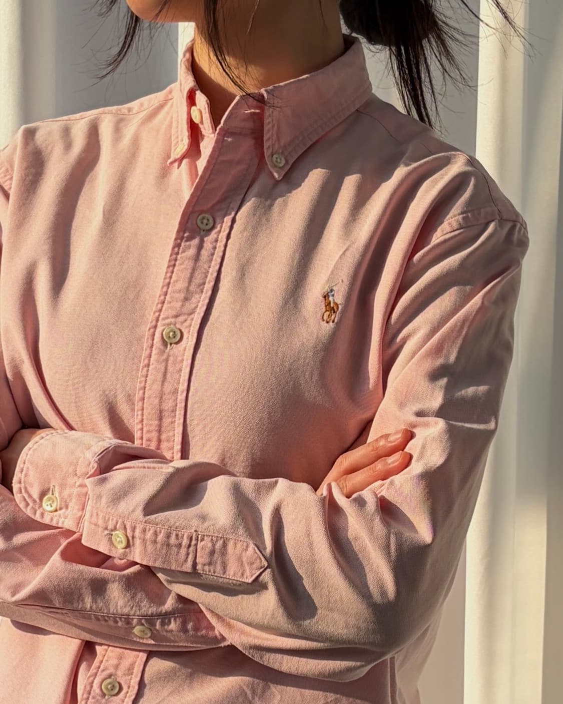 [S]폴로 랄프로렌 핑크 옥스포드 셔츠 상품이미지2