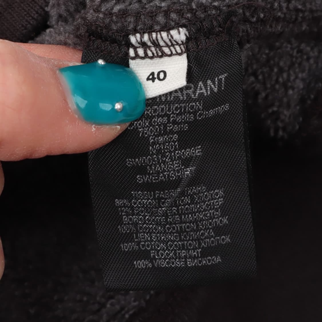 이자벨마랑 mansel 엠브로이드 후드티 상품이미지9