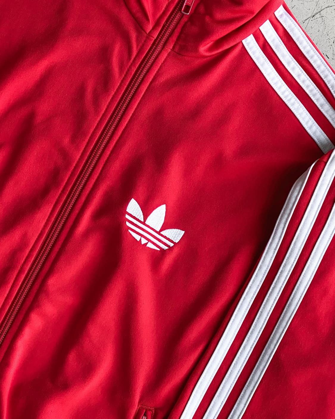 아디다스 3스트립 파이어버드 레드 트랙탑 상품이미지5