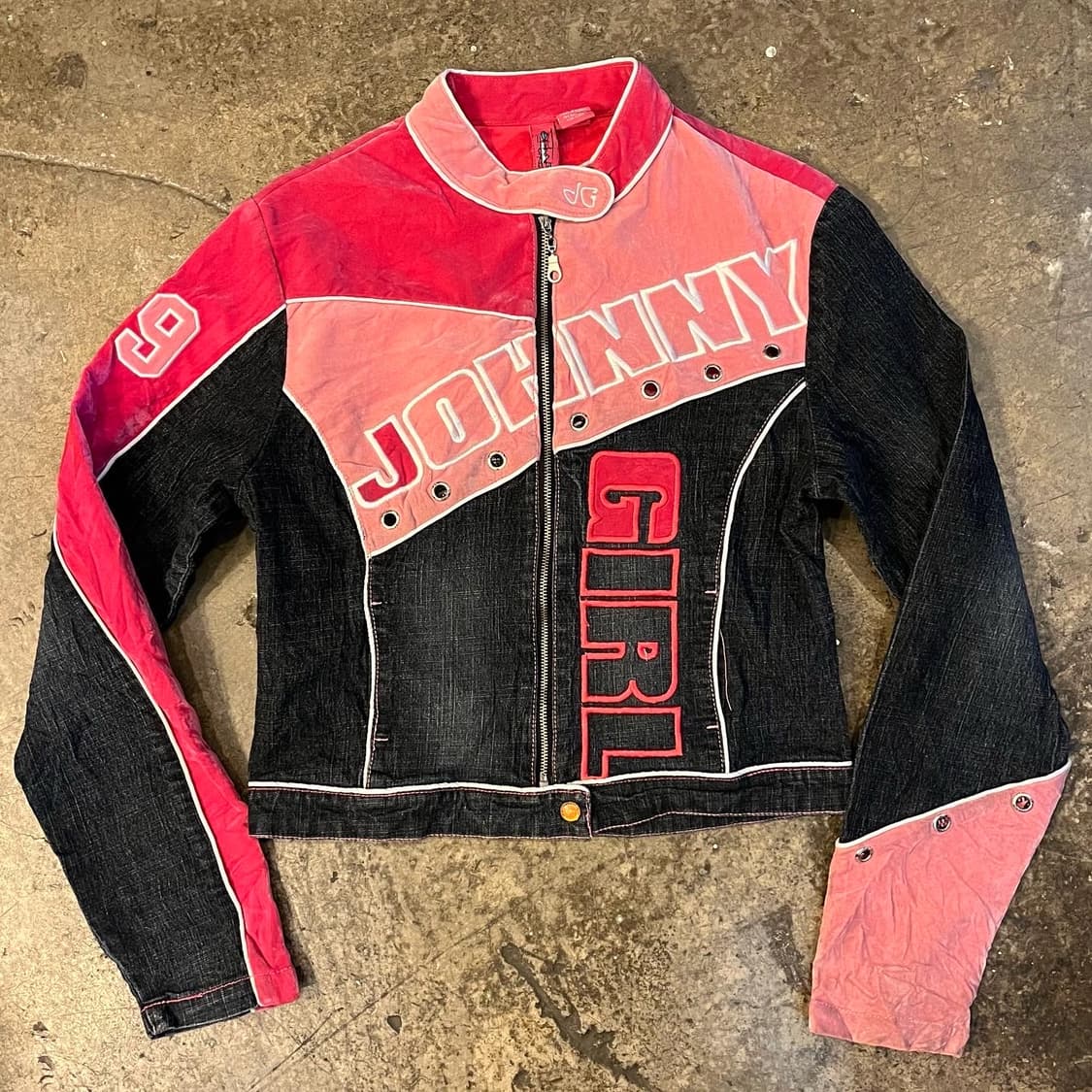 y2k racing blue jacket 상품이미지1