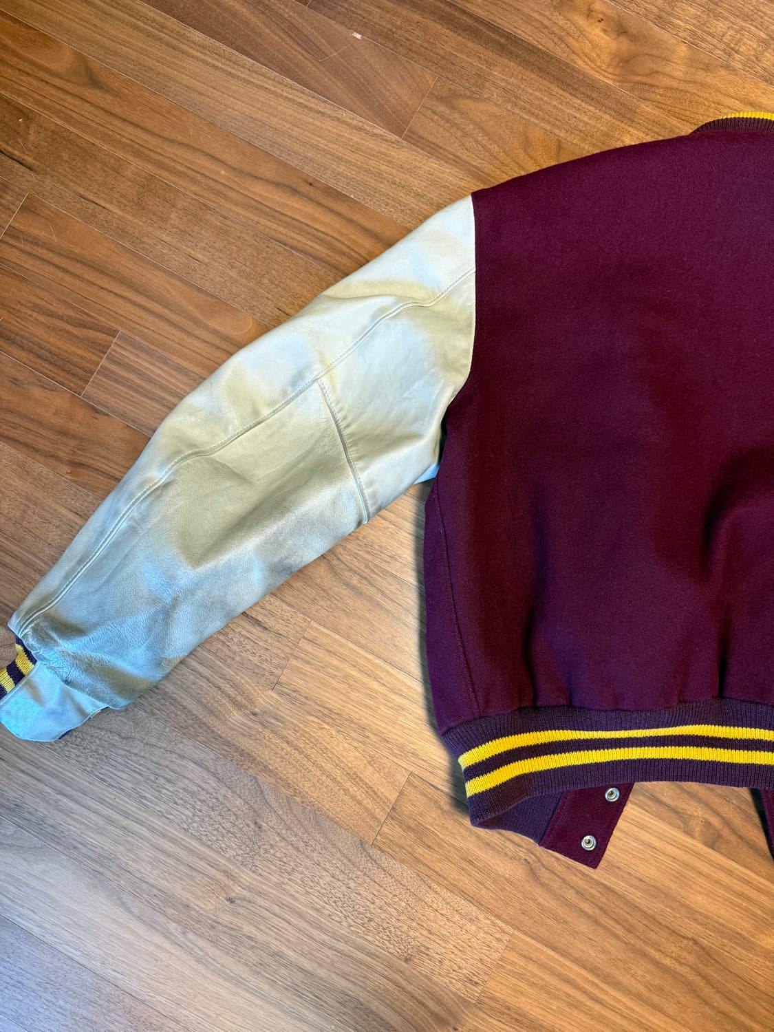 90s USA 골든베어 바시티 자켓 상품이미지8