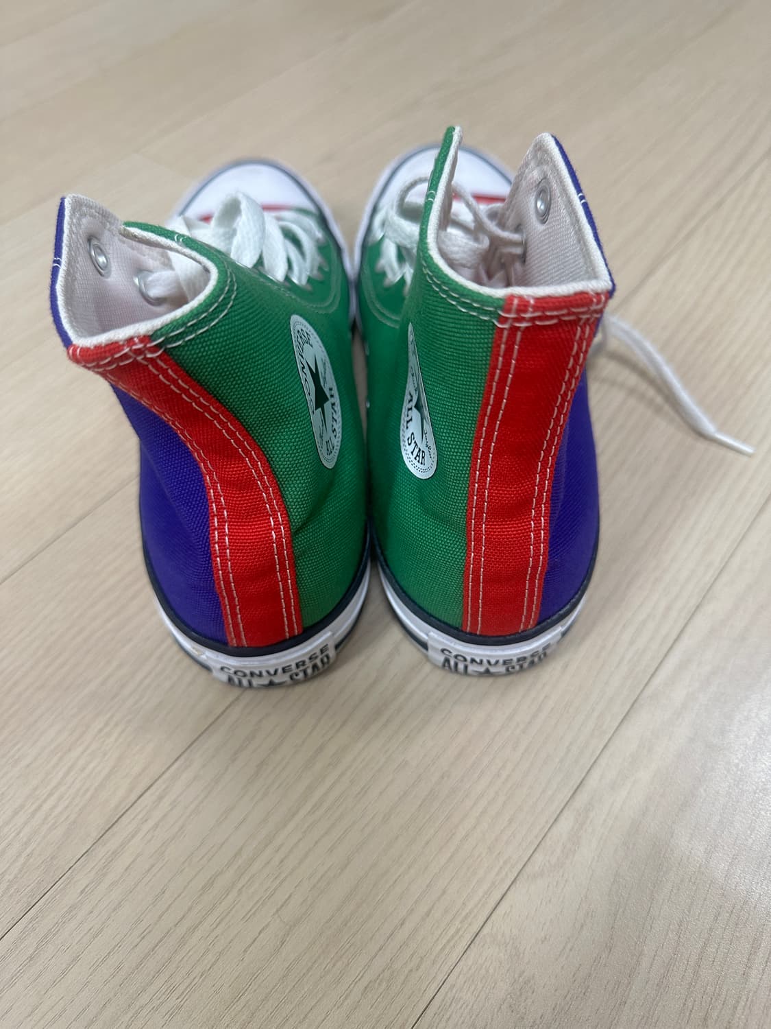 컨버스 올스타 그린레드퍼플 하이 스니커즈 상품이미지3