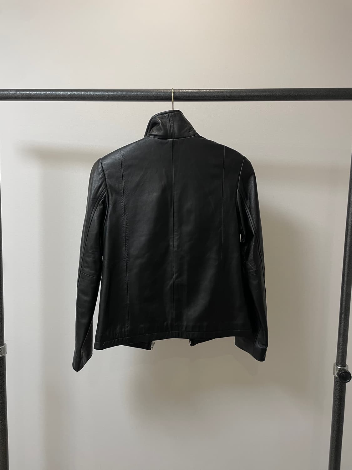 (XS) Coach 코치 싱글 라이더 램스킨 양가죽 자켓 상품이미지3