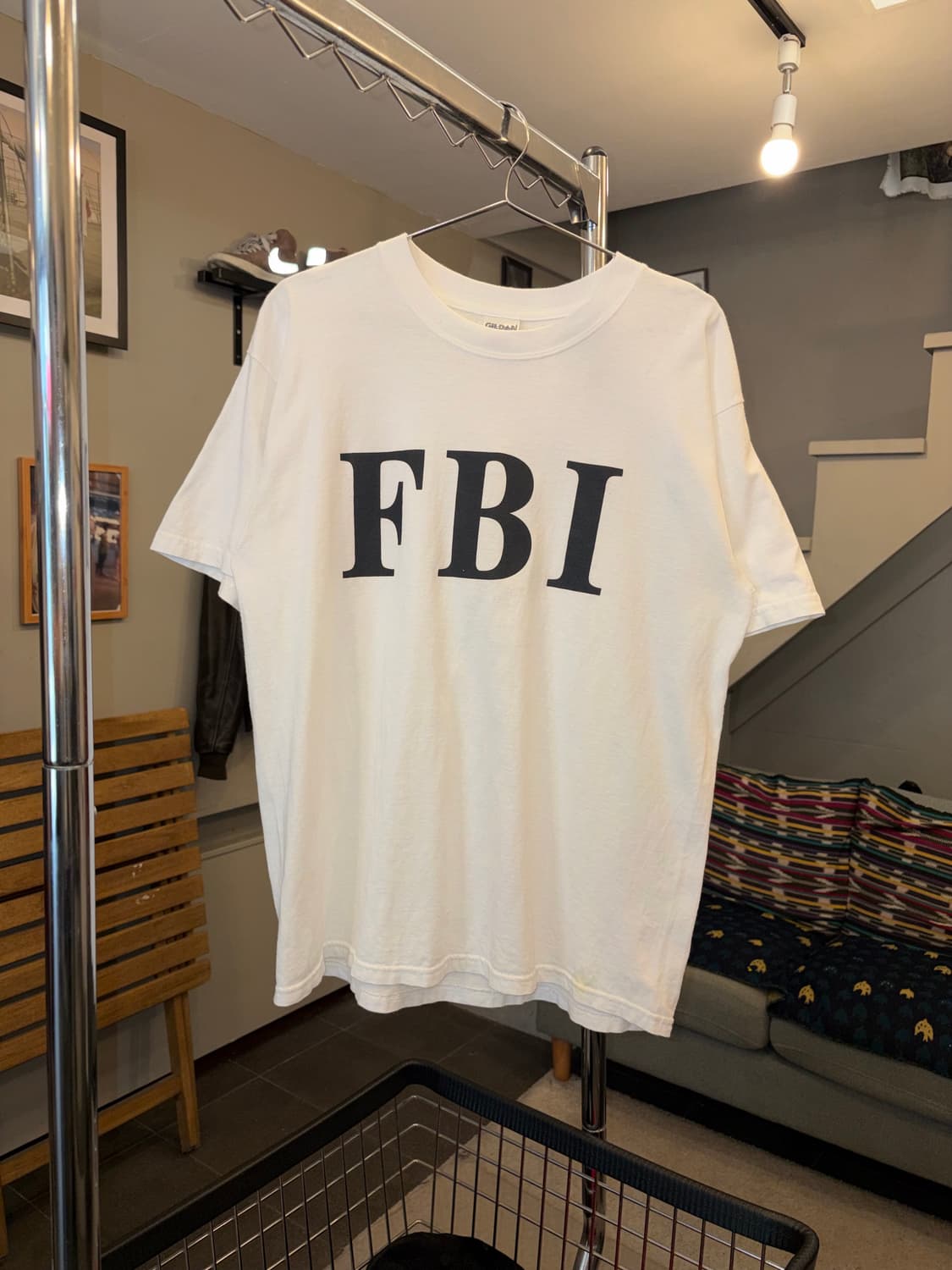 90-00’s FBI American culture parody T-sh 상품이미지4