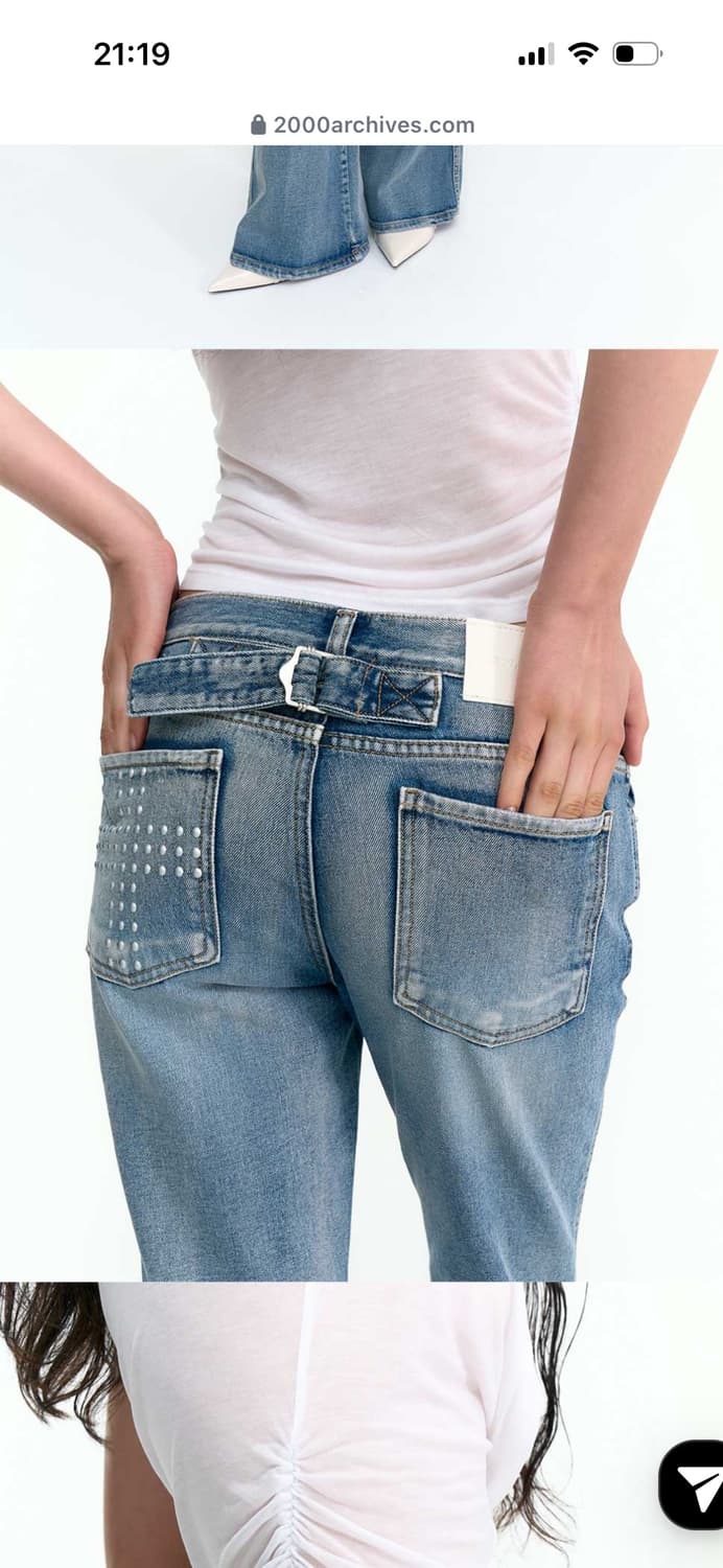 새상품) 2000아카이브스 에브리데이니스 데님팬츠  상품이미지2