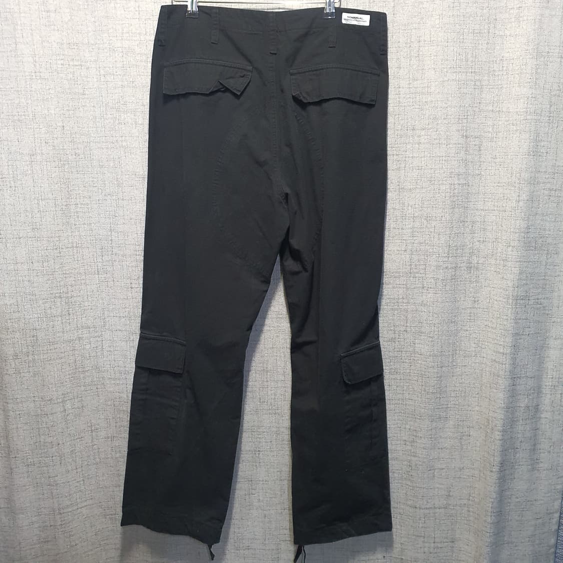 노매뉴얼 남성 블랙 카고 바지  상품이미지2