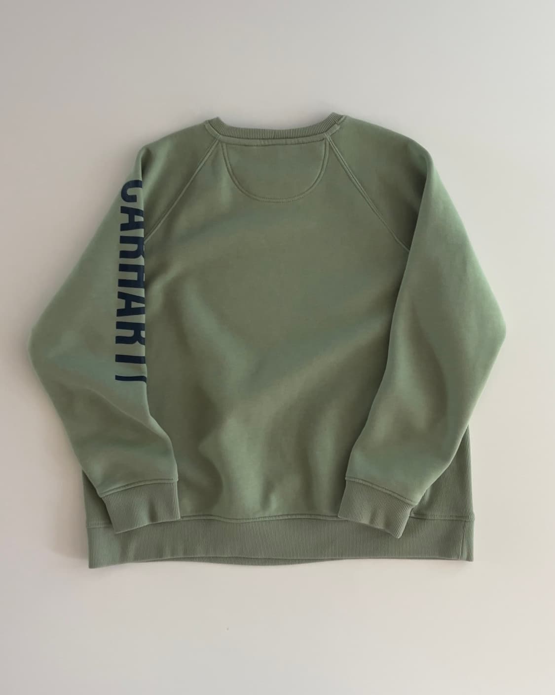 칼하트 슬리브 로고 맨투맨 모스그린 2X 상품이미지6