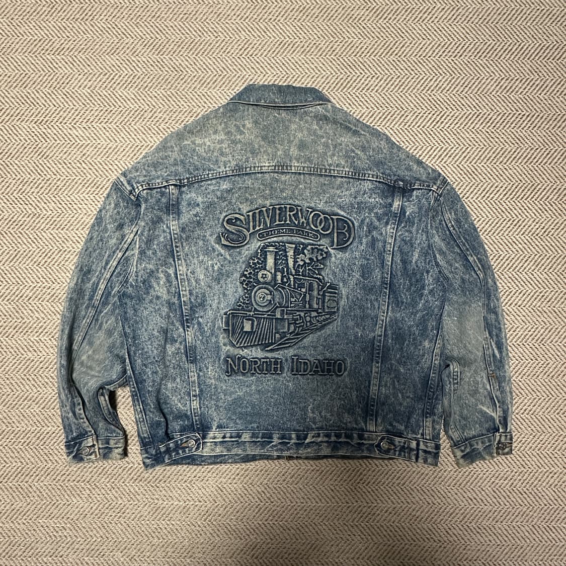 VINTAGE usa made denim jacket 상품이미지2