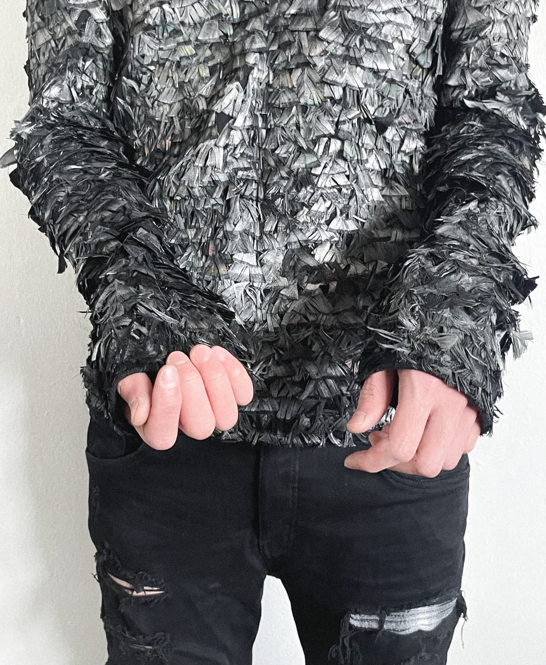 버버리 프로섬 크리스토퍼 베일리 아트피스 샘플 페더니트 상품이미지3