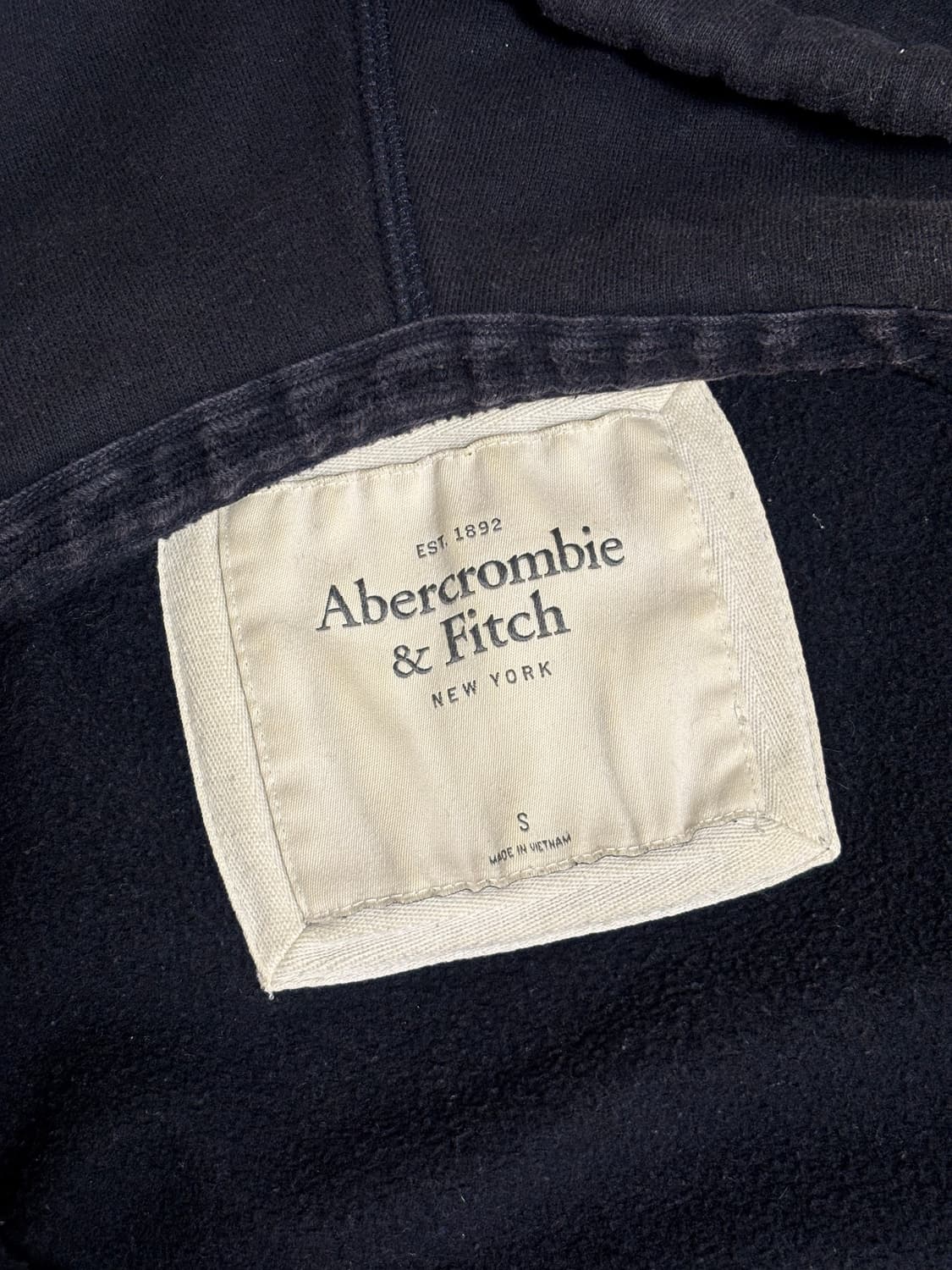 아베크롬비 네이비 딱붙슬림핏 후드집업 S 상품이미지4