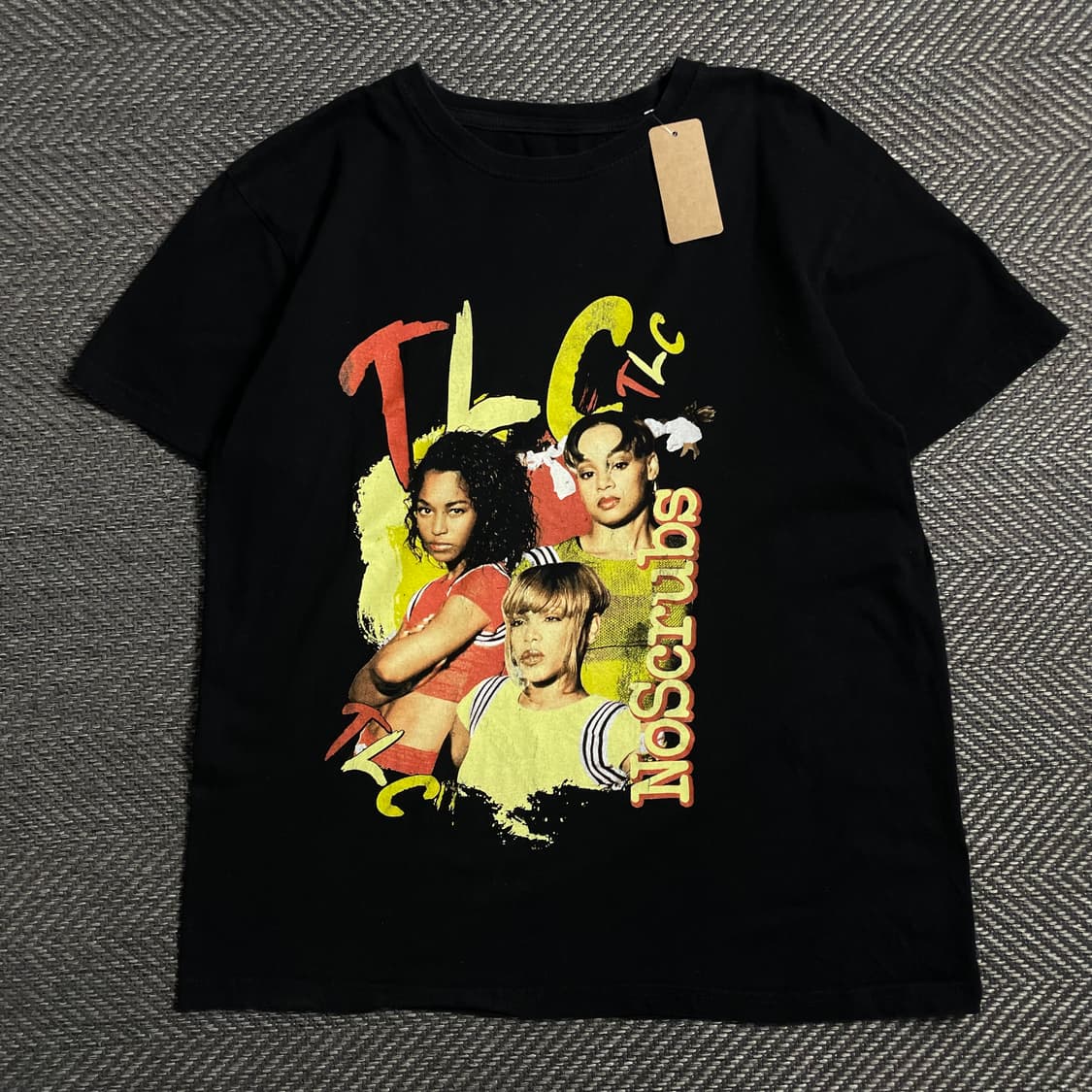 USA 빈티지 TLC 힙합 프린팅 반팔 티셔츠o 4730 상품이미지1