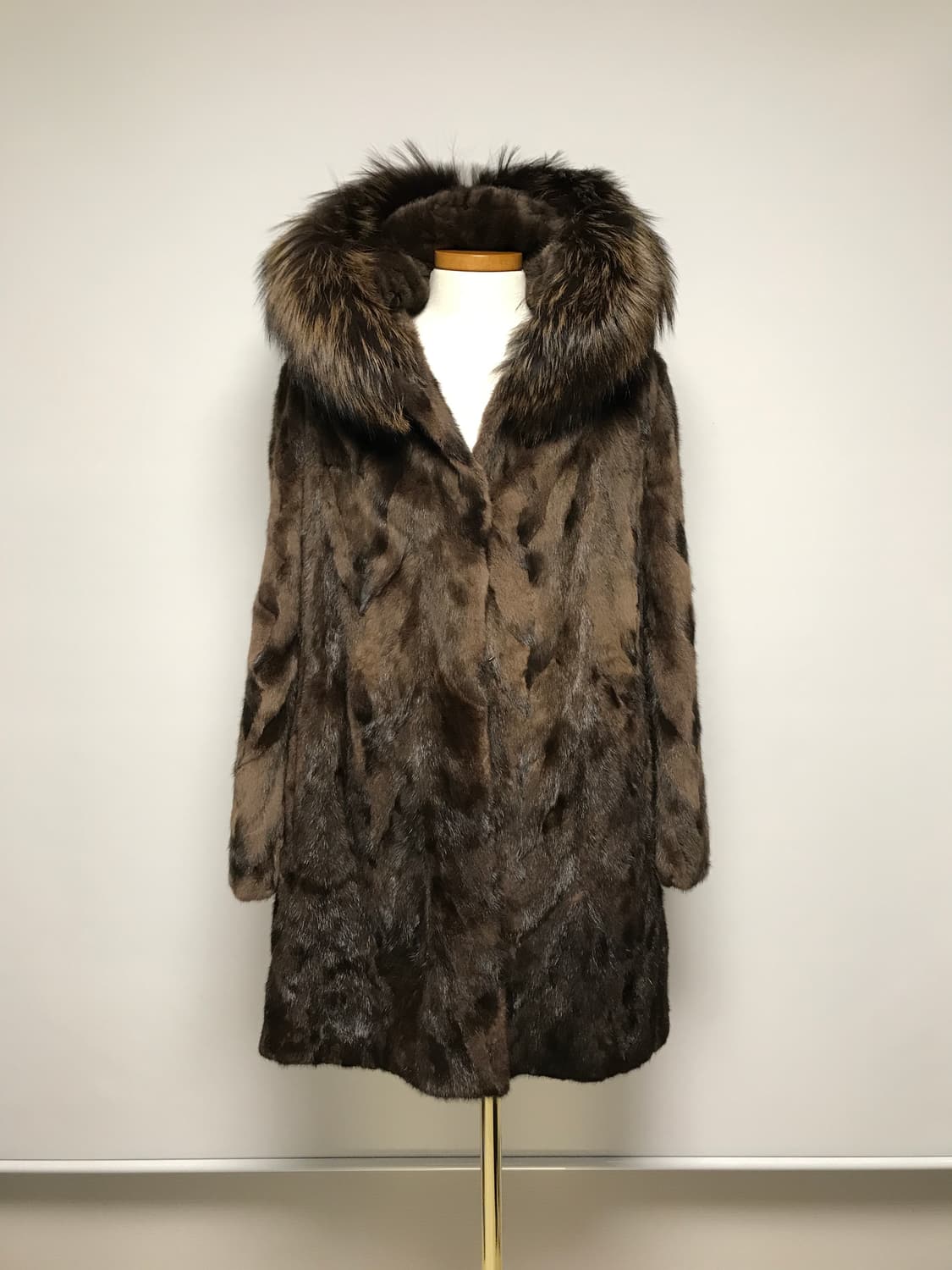 [지센](100) 여성 퍼 밍크 코트 상품이미지1