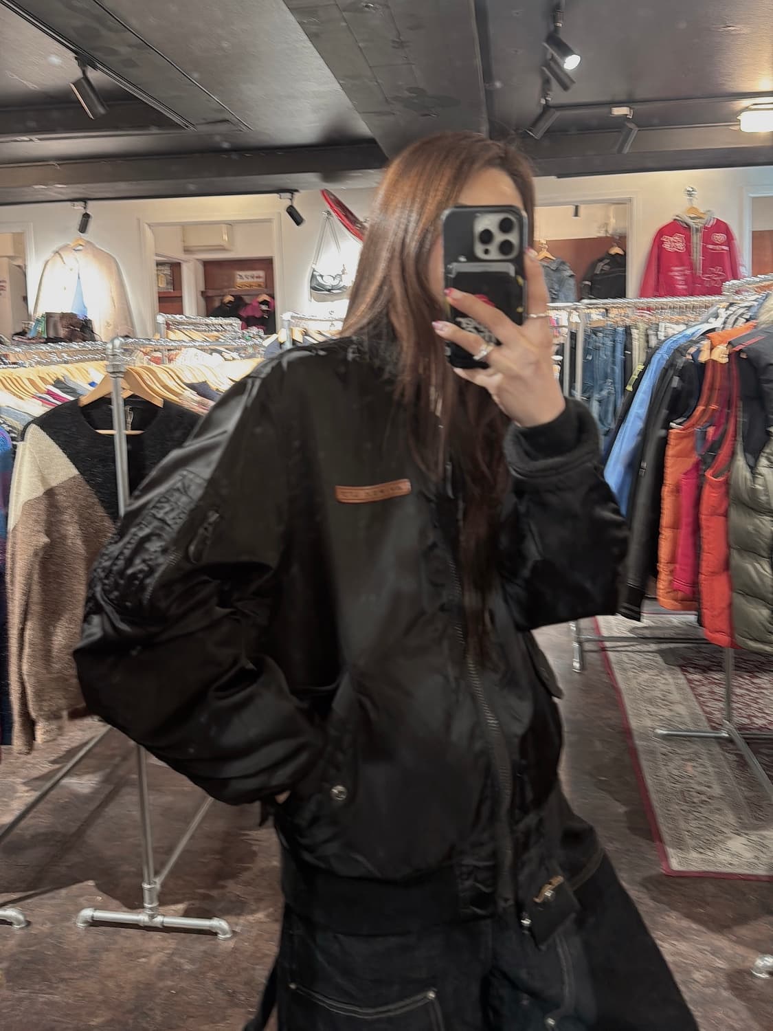 AVIREX 아비렉스 MA1 미군 항공점퍼 플라이트 봄버 자켓 M 상품이미지7