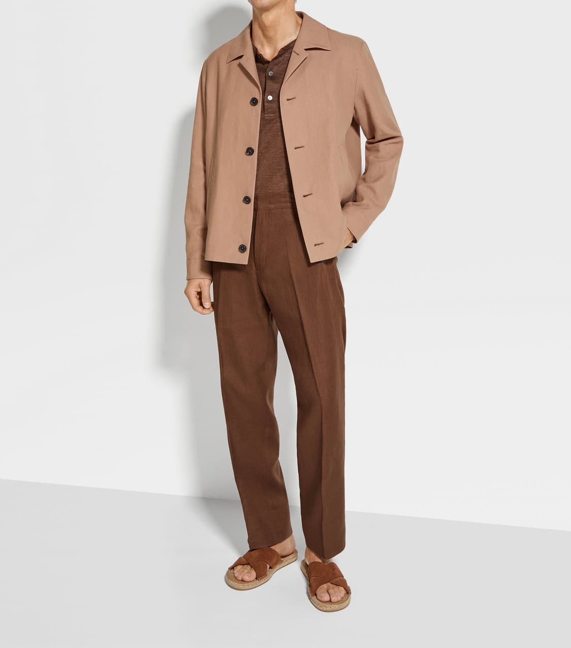 에르메네질도 제냐 24S/S 오아시 리노(린넨) 초어 자켓 상품이미지9