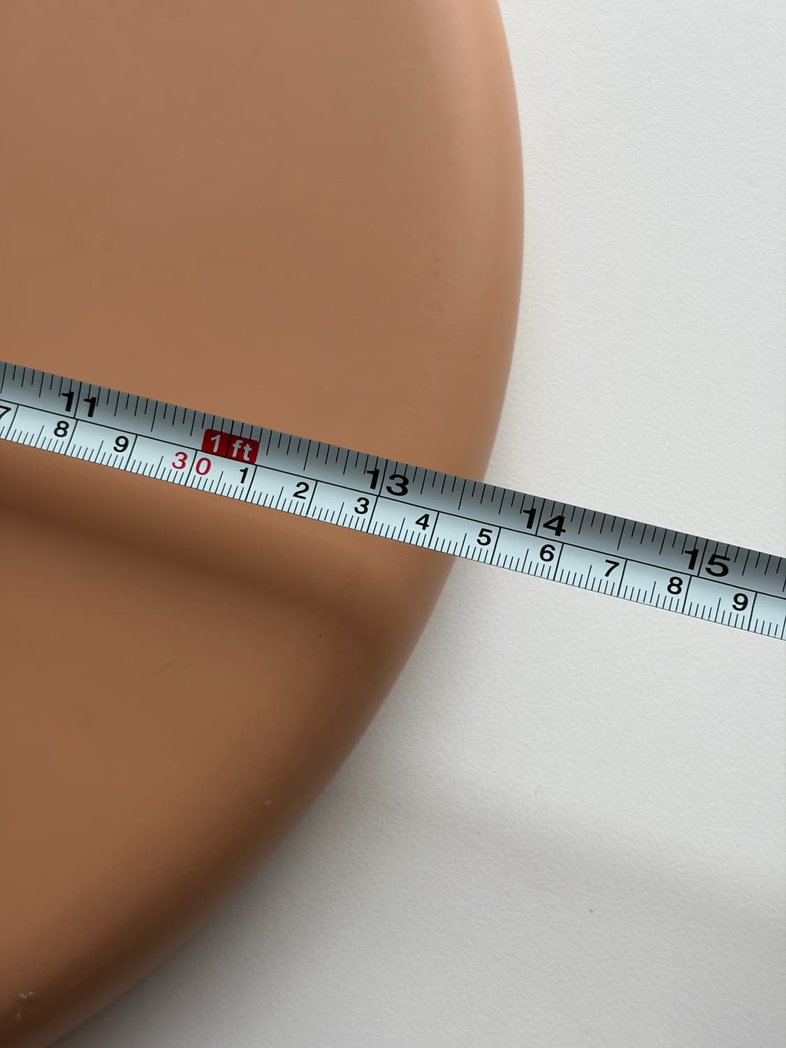 90s 빈티지 라운드 시멘트 브라운 컬러 원형 거울 상품이미지4