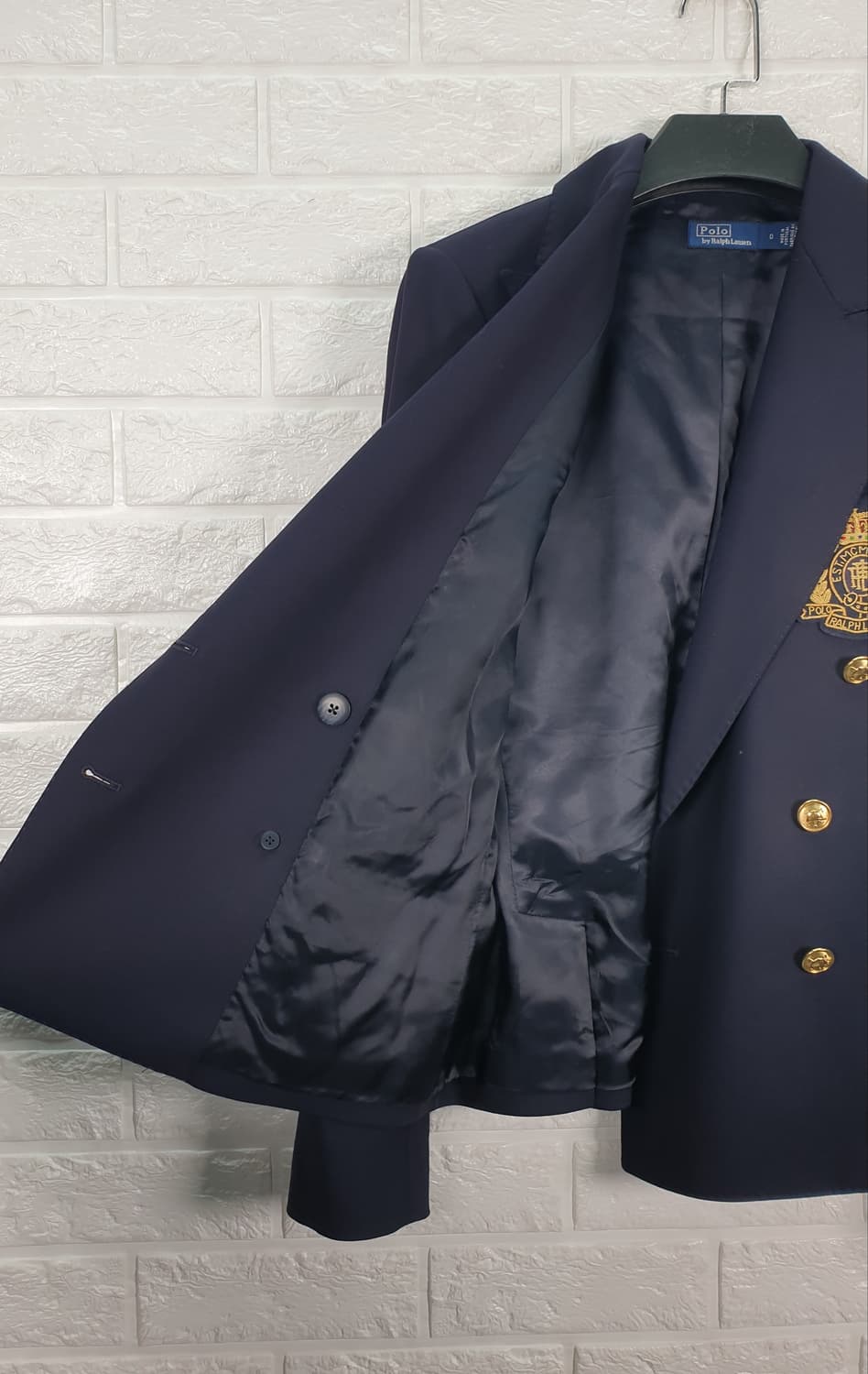 [0]폴로랄프로렌 금장 와펜 울 블레이저 상품이미지7