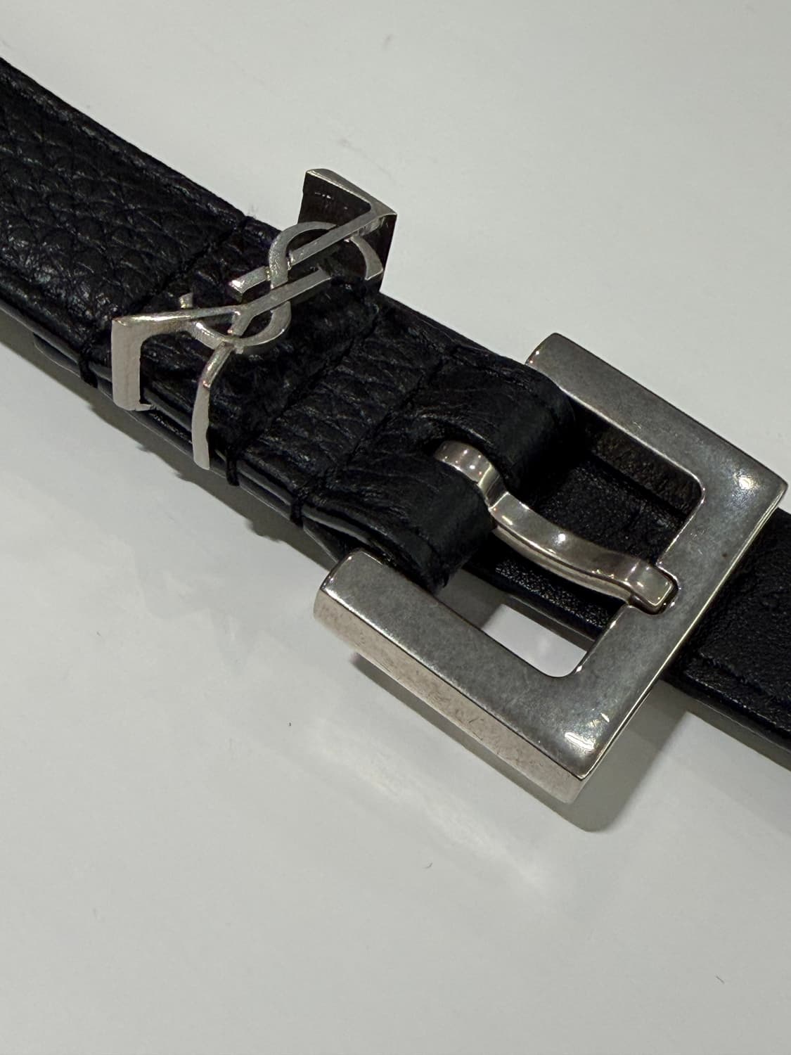 90) 생로랑 모노그램 로고 벨트 2cm 상품이미지3