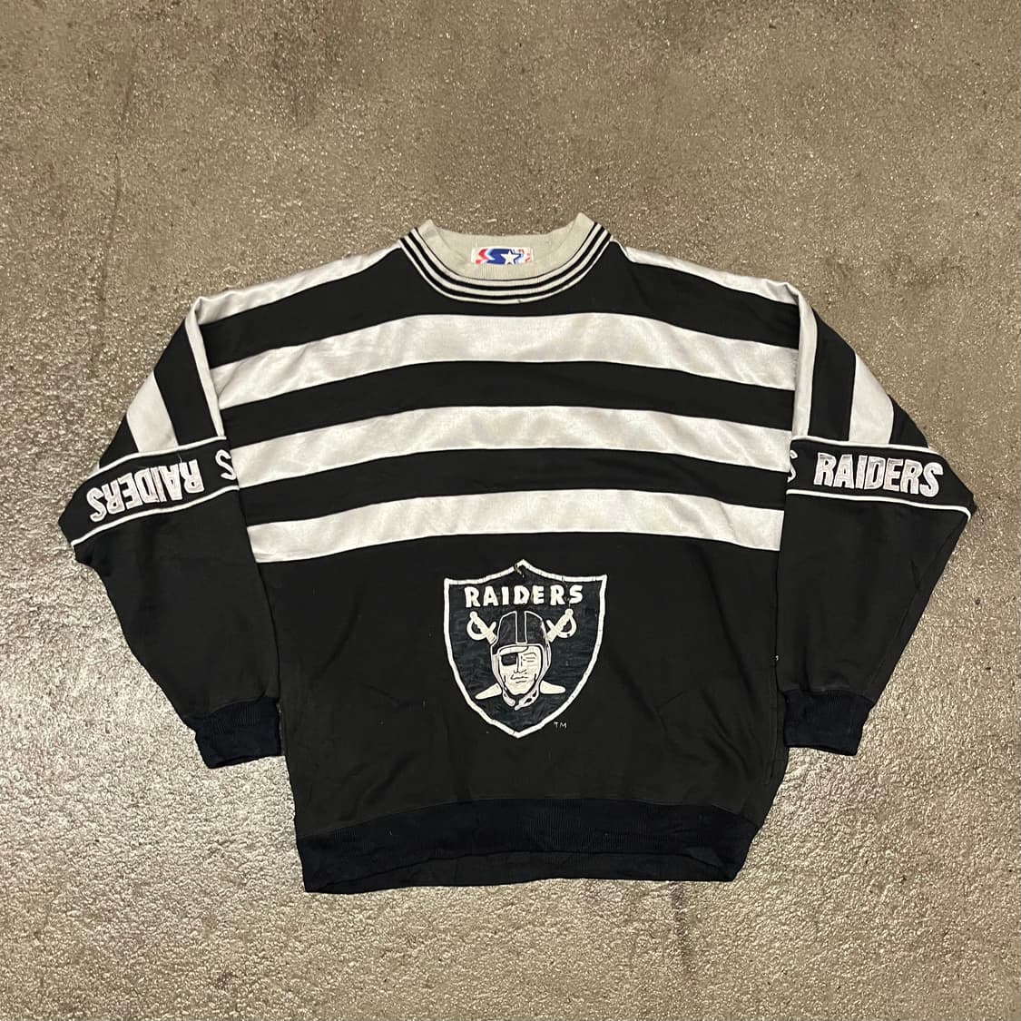 80-90s NFL 레이더스 스웻셔츠 (110) 상품이미지1