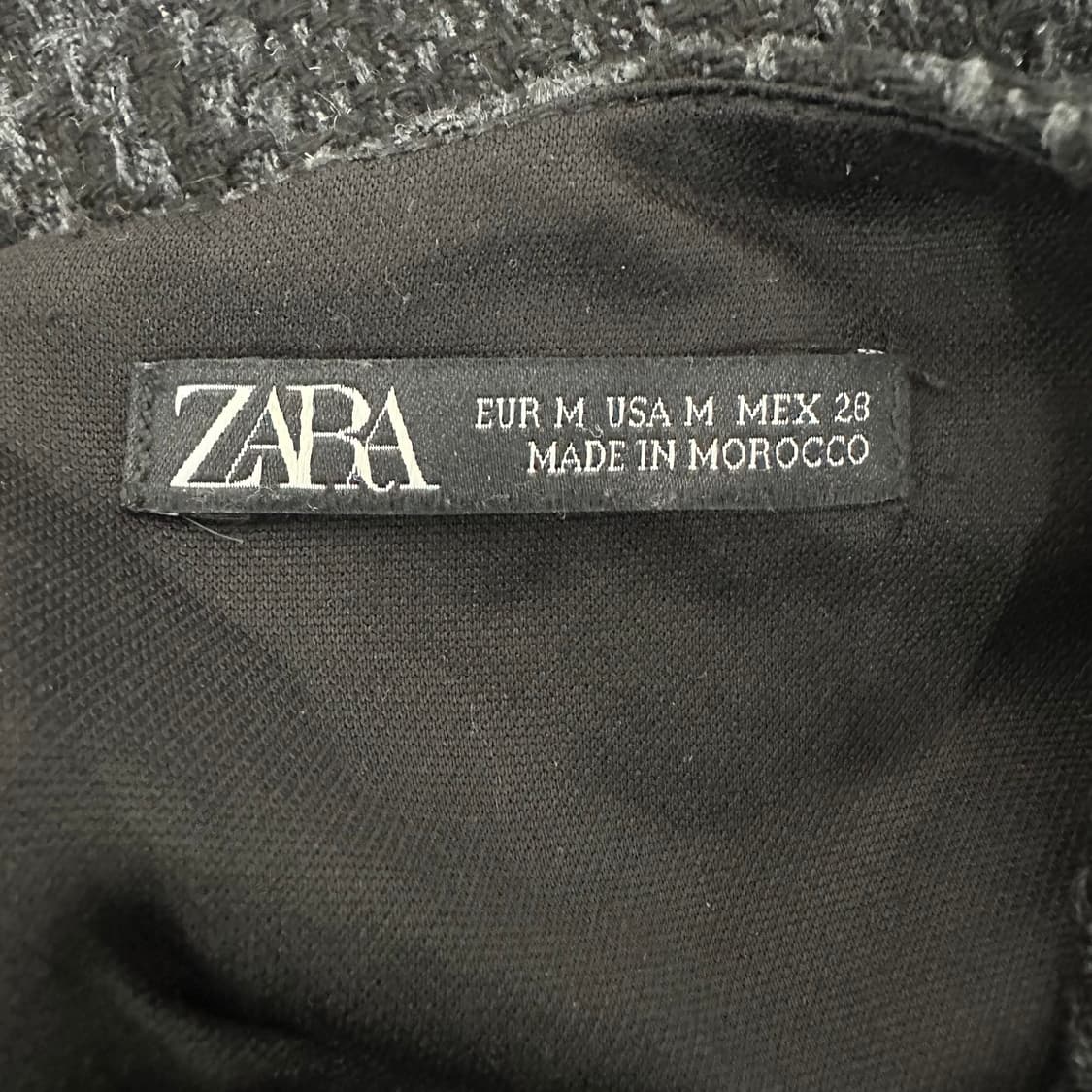 자라 체크 미니 원피스 M 상품이미지5