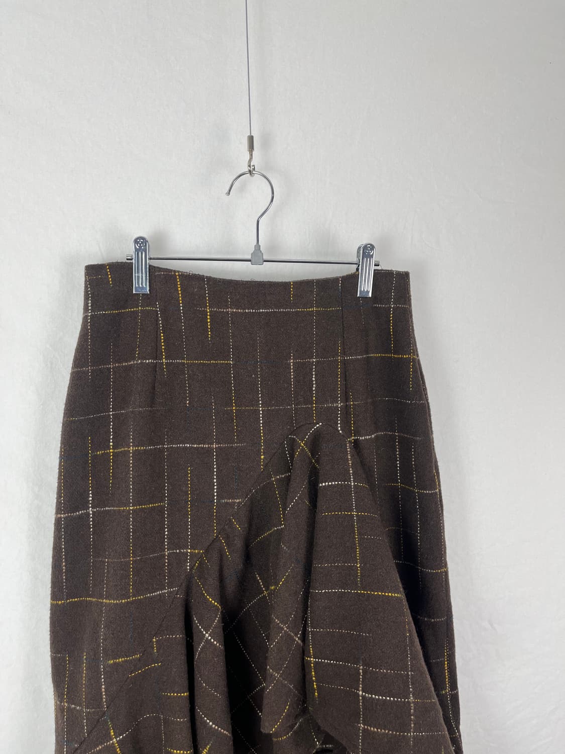 Vintage 브라운컬러 드레이핑 스커트  상품이미지5