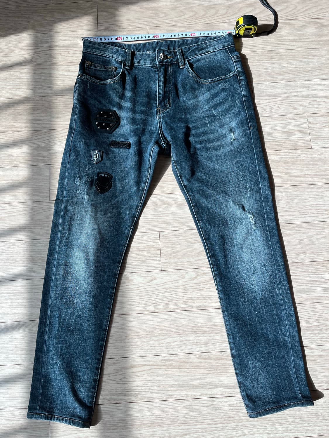 필립플레인 워싱 데미지 데님 32 정품 상품이미지8