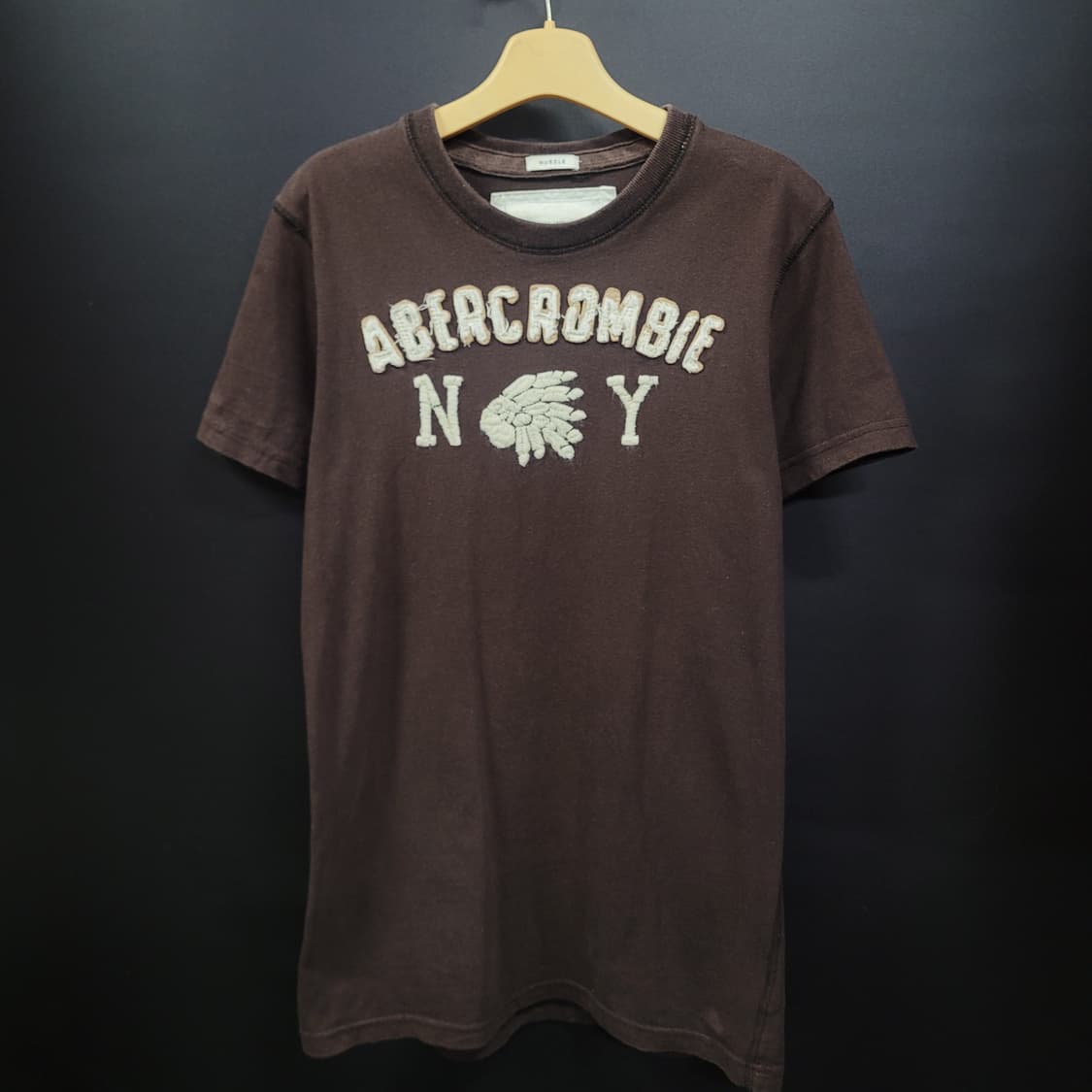 Abercrombie 아베크롬비 빈티지 빅로고 셔츠 상품이미지1