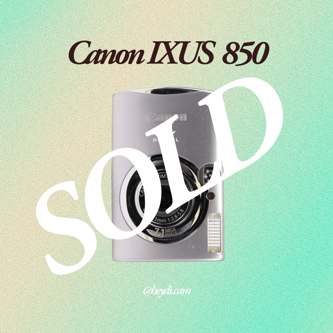 캐논 ixus850(익서스850) 빈티지카메라 판매합니다. 상품이미지1