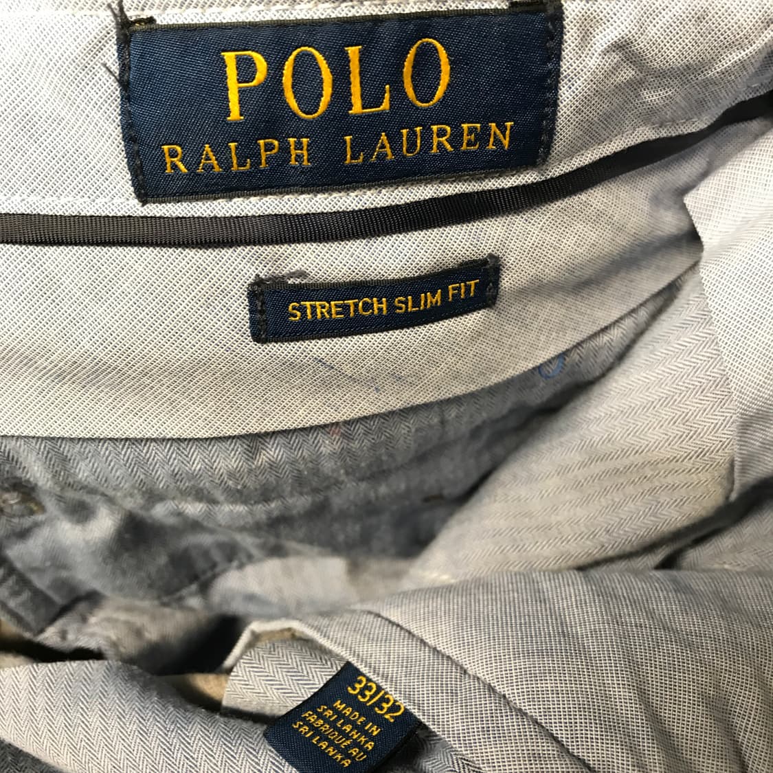 폴로 랄프로렌 코듀로이 팬츠 그레이 33/32 상품이미지6