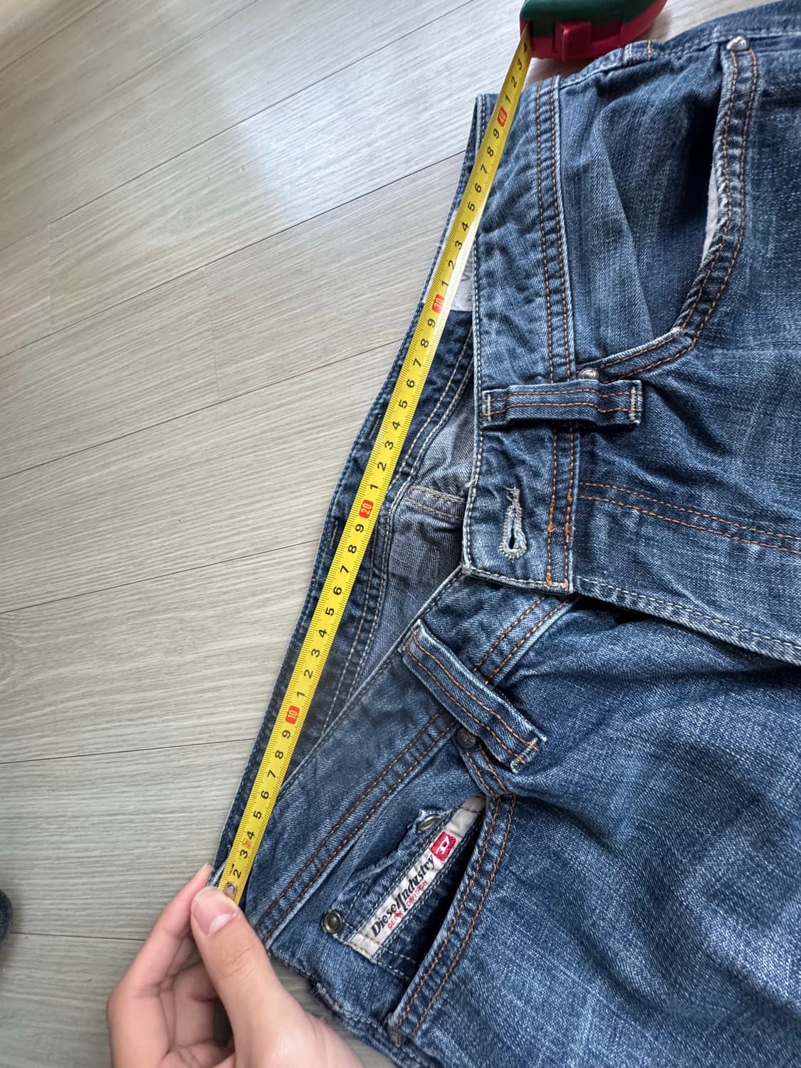 디젤 w32 L32 세미와이드 청팬츠 판매  상품이미지10