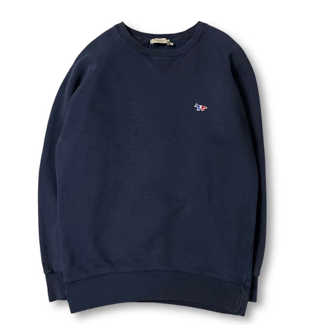 메종키츠네 폭스패치 네이비 맨투맨 M 상품이미지1