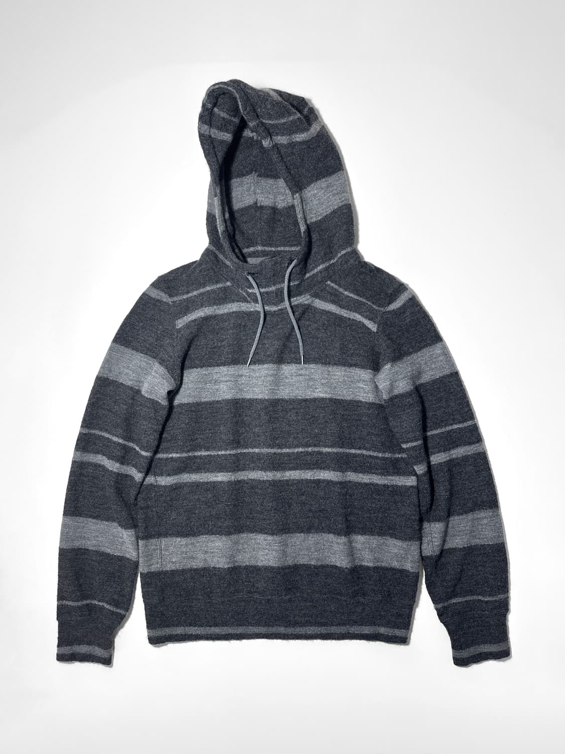 2011 AD 준야 와타나베 꼼데 가르송 스트라이프 울 니트 후디 상품이미지3
