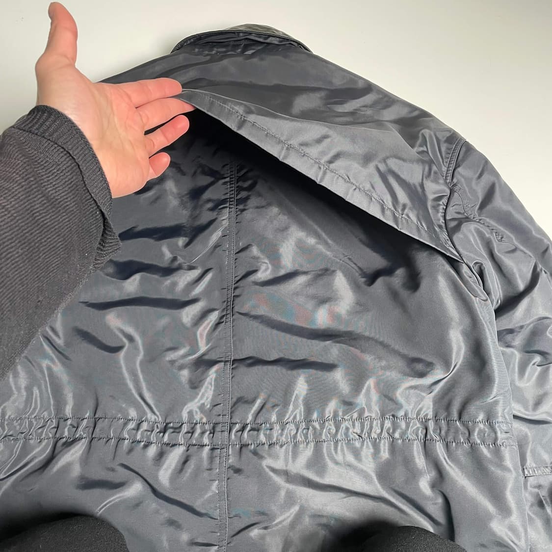 Versus 4 대각 라인 포켓 나일론 코트 (italy)   상품이미지6