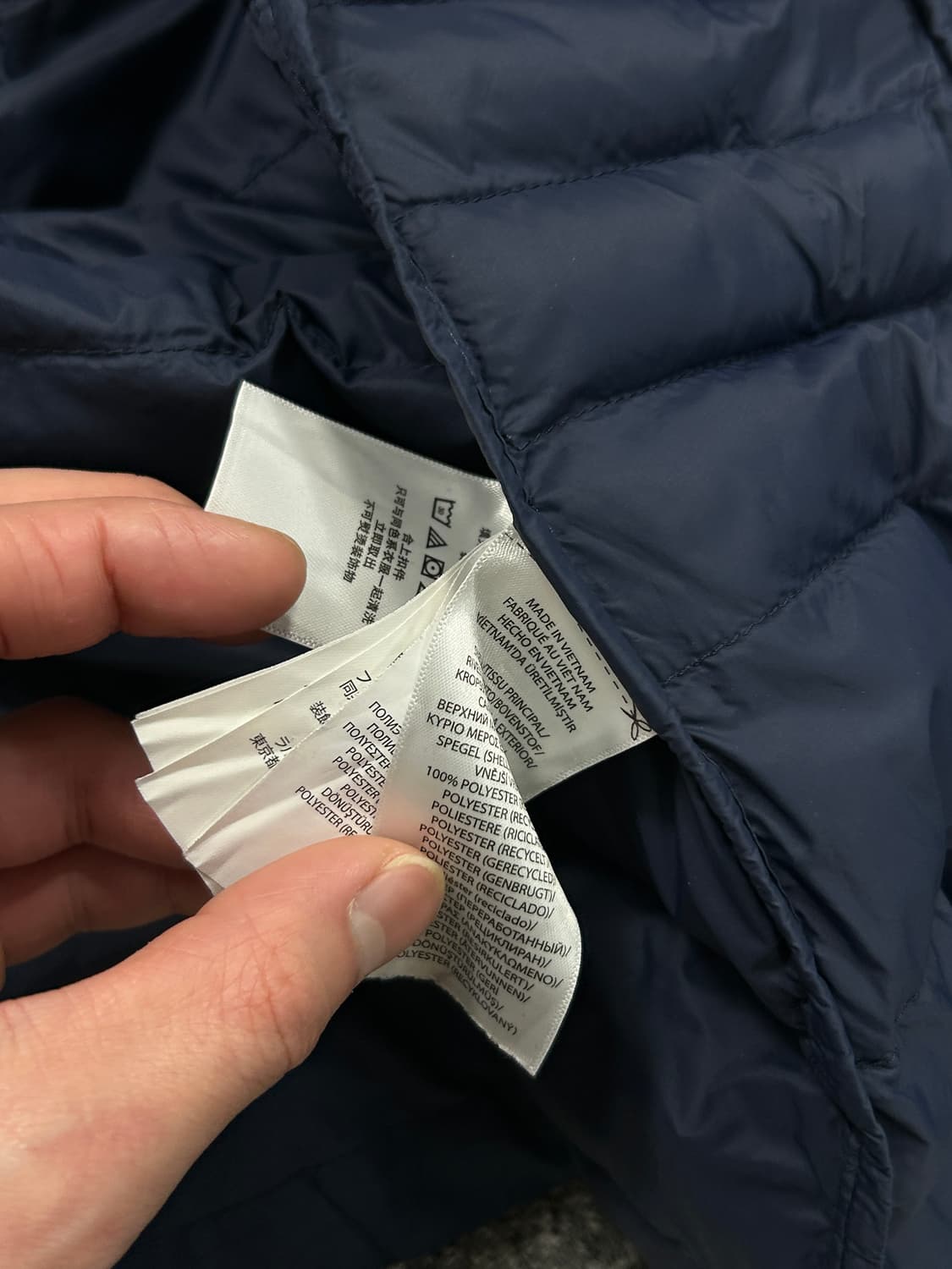 폴로 랄프로렌 신형 큐알 투웨이 경량패딩 S  상품이미지7