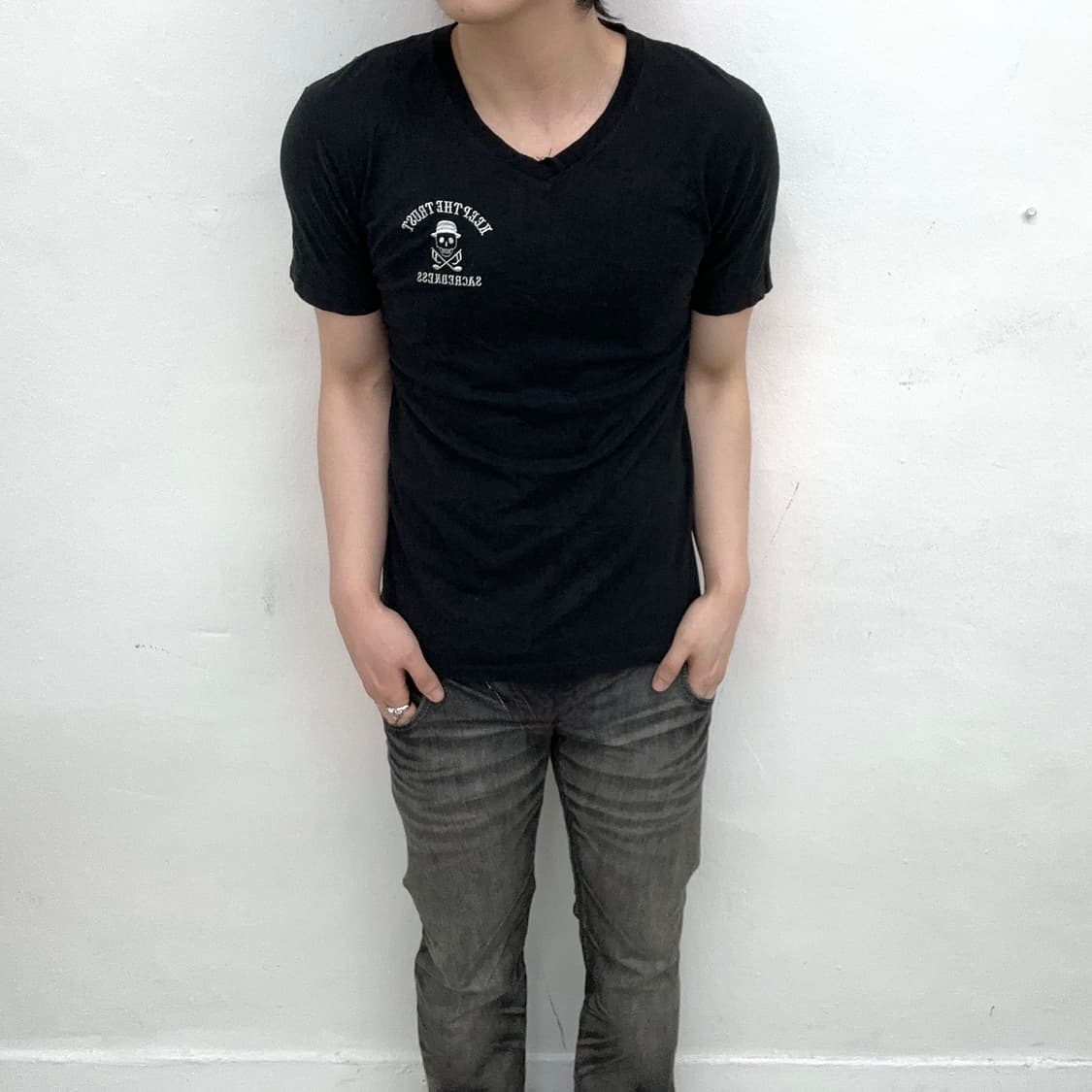 Chicano style printing short sleeve 상품이미지2