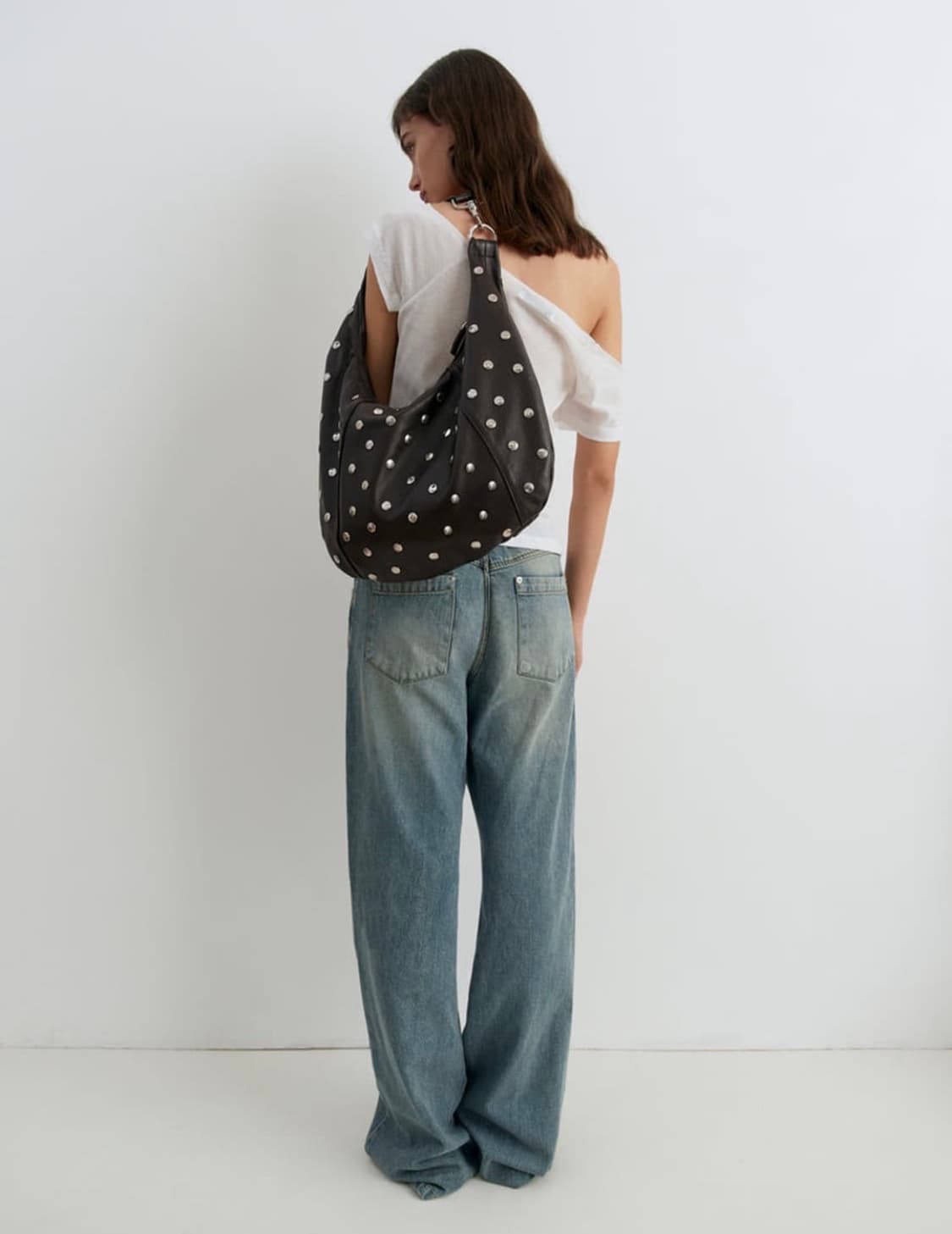 기마구아스 폴라 Paula 스터드백 브라운 상품이미지3