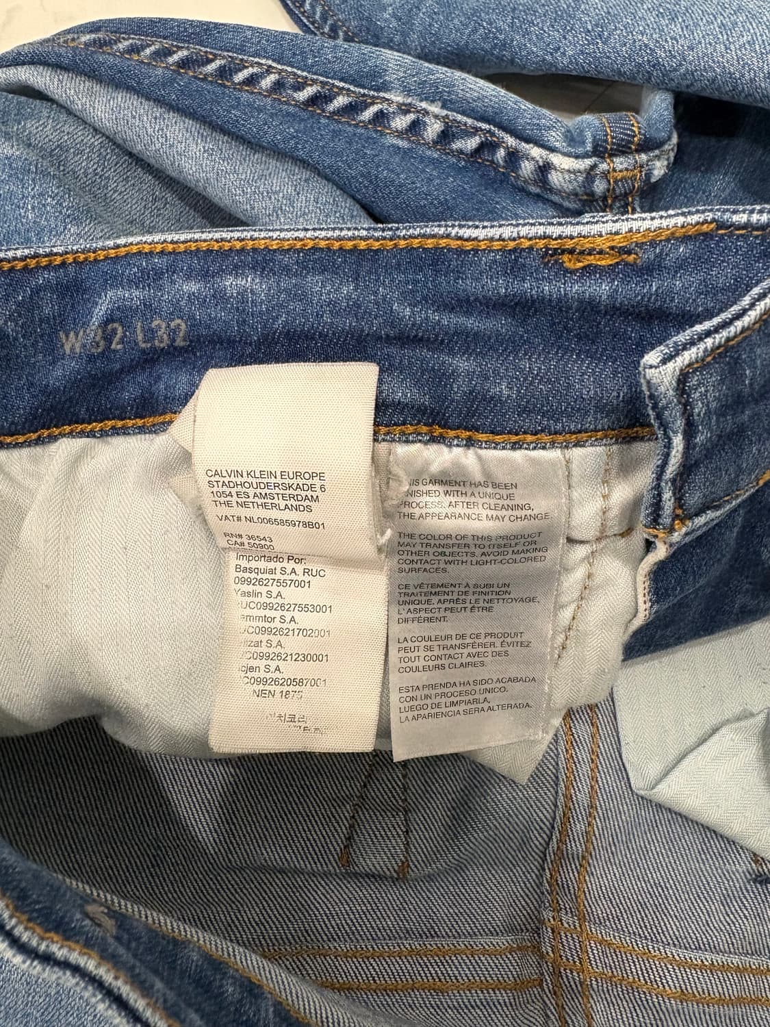 calvin klein skinny selvedge denim pants 상품이미지4