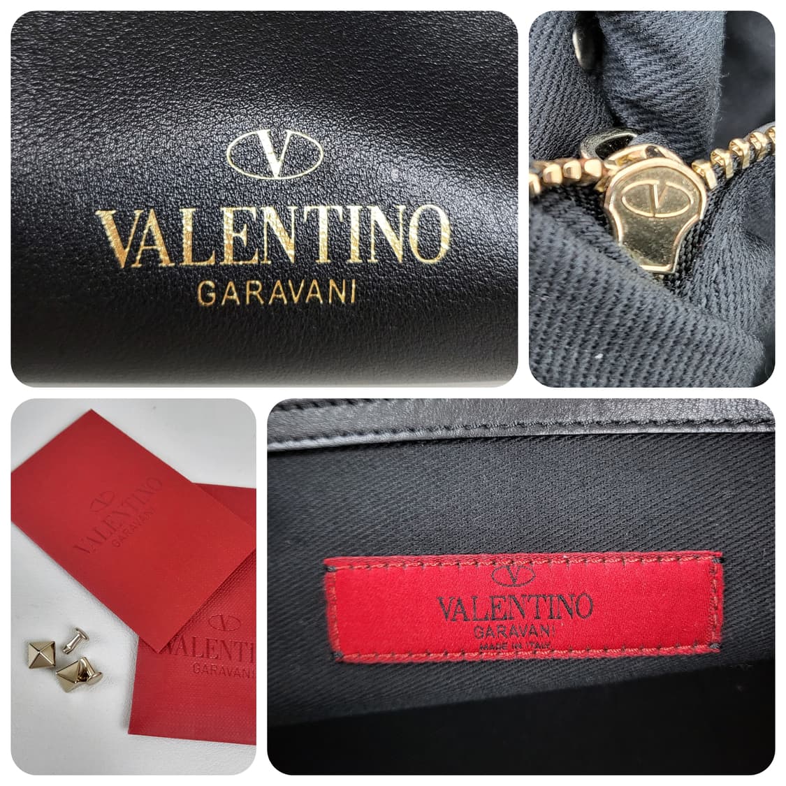 정품 발렌티노 락스터드 드로우스트링 토트/숄더백 상품이미지9