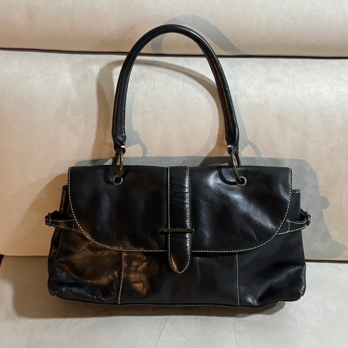 Eddie Bauer Leather Shoulder Bag  상품이미지1