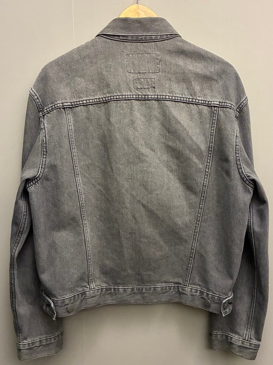 (XL)토니웩 콘 데님 3타입 트러커자켓 데님자켓 워시드그레이 흑청 상품이미지6
