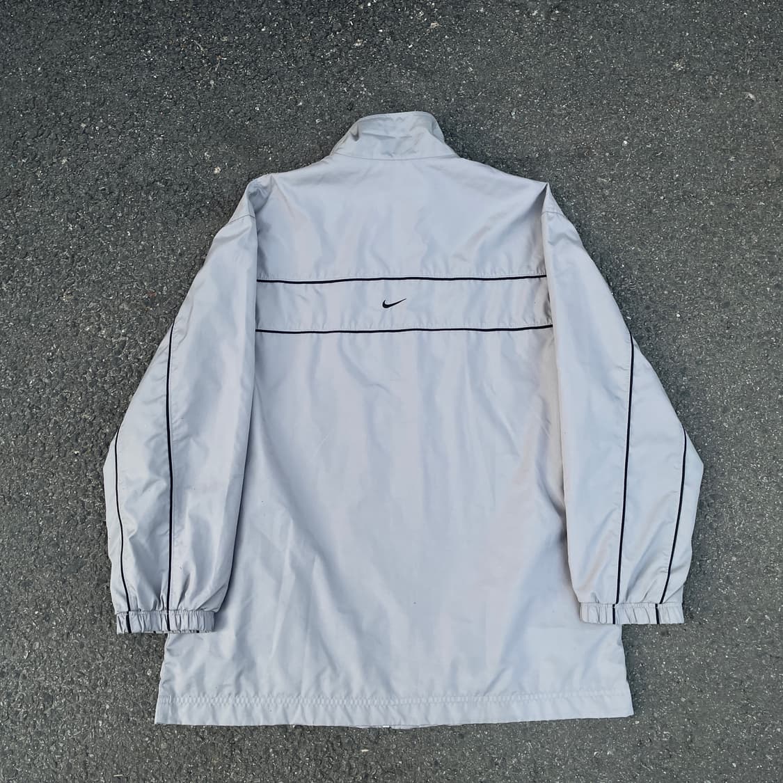 00s 나이키 미드스우시 폴리쉘 바람막이 올드스쿨 백로고 트랙자켓  L 상품이미지4