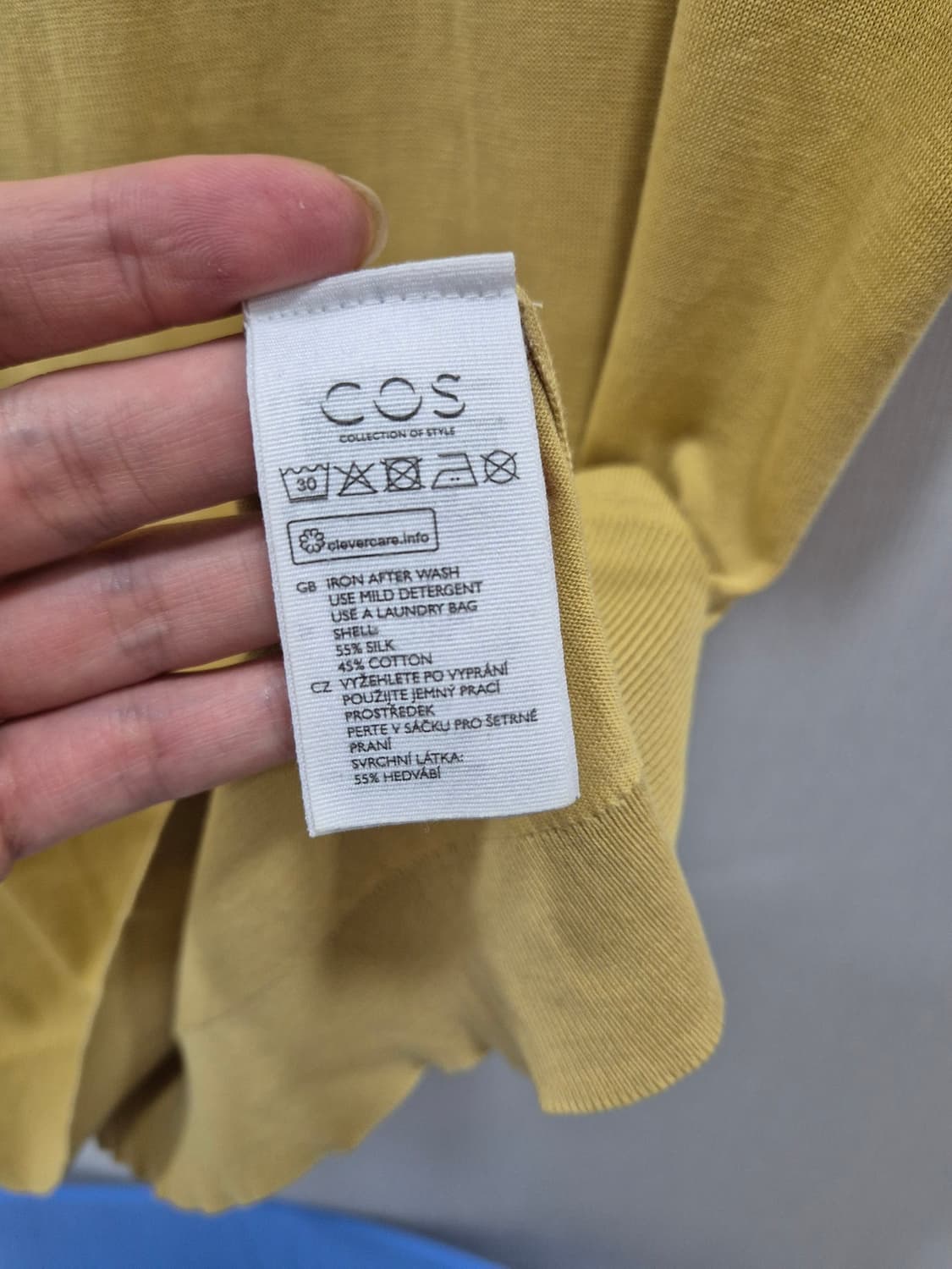 COS 반팔 카라티 L 상품이미지3