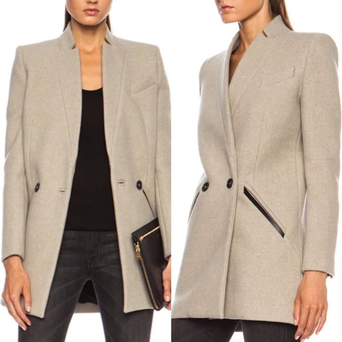 이로 캐리 울 코트 상품이미지7